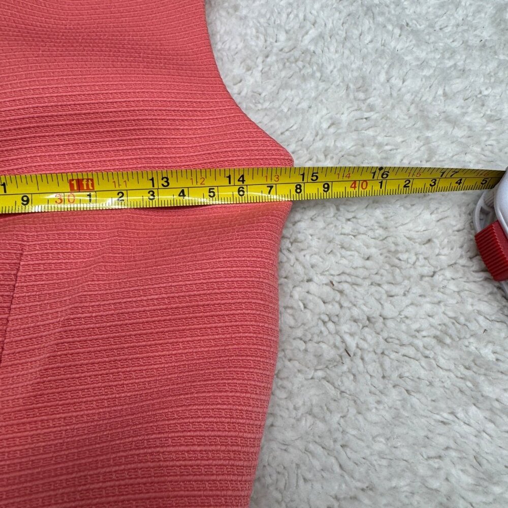 Tahari ASL Women's Bow Cocktail Dress Fit & Flare Coral Pink, Size 2 - Picture 7 of 9
